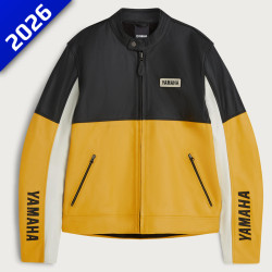 BLOUSON CUIR POUR HOMME YAMAHA FASTER SONS INABY