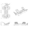 SUPPORT ARRIÈRE LINQ POUR TAPIS FLOTTANT reference:295101366