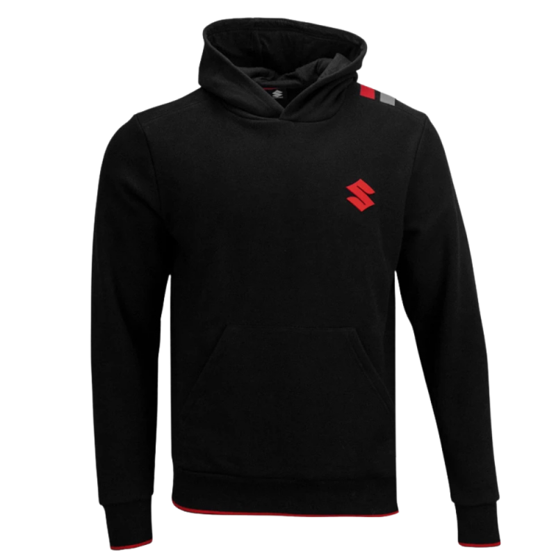 SWEAT CAPUCHE HOMME SUZUKI TEAM BLACK 2021 - SUZUKI Sportswear - Audemar