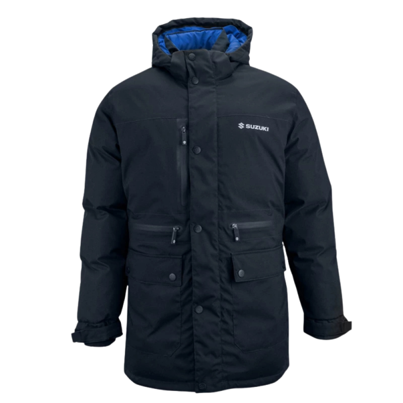VESTE PARKA HOMME SUZUKI TEAM BLUE 2021 - SUZUKI Sportswear - Audemar
