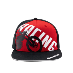 CASQUETTE NOIR/ROUGE ENFANT SUZUKI KIDS 2021