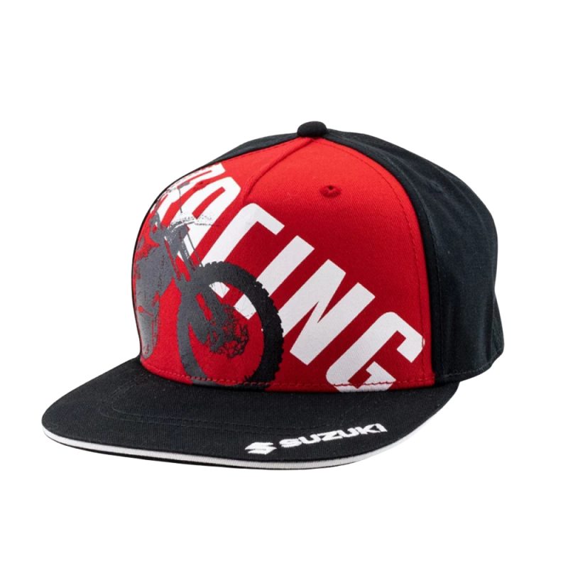 CASQUETTE NOIR/ROUGE ENFANT SUZUKI KIDS 2021 - SUZUKI Sportswear - Audemar