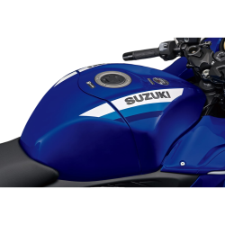 HAYABUSA 2025 - Pearl Vigor Blue (YKY) Détail réservoir