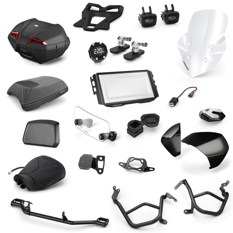 PACK TRAVEL PRO NOIR YAMAHA POUR TRACER 9 GT - TRACER 9 et GT 2021⇿2024 - Audemar