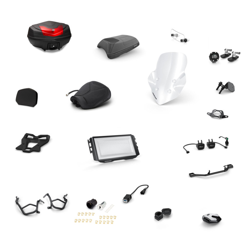 PACK TRAVEL PRO 50L YAMAHA POUR TRACER 9 GT - TRACER 9 et GT 2021⇿2024 - Audemar