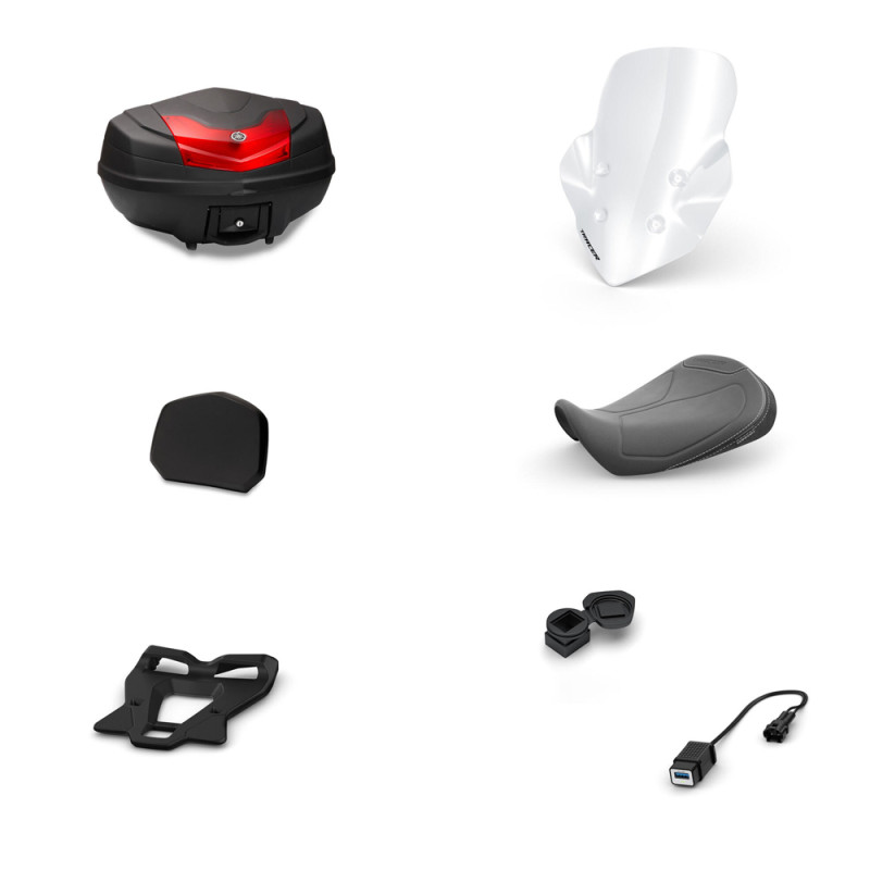 PACK TRAVEL 50L YAMAHA POUR TRACER 9 GT - TRACER 9 et GT 2021⇿2024 - Audemar