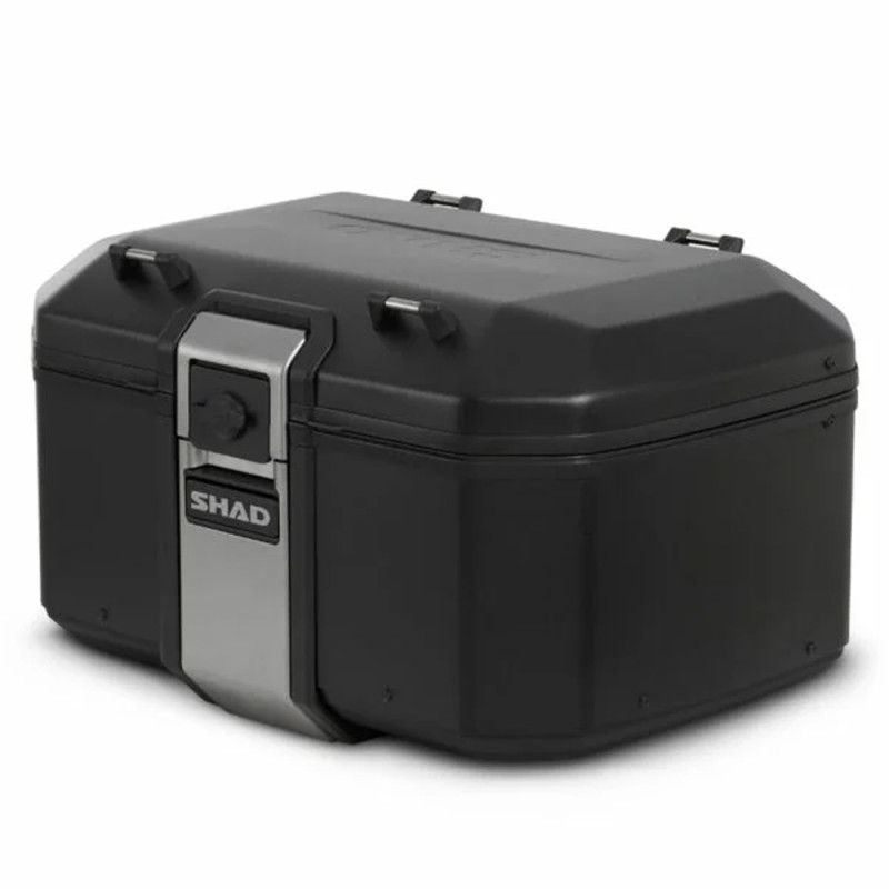 TOP-CASE ALUMINIUM SHAD 55 LITRES TERRA BLACK EDITION - BAGAGERIE SHAD - Audemar