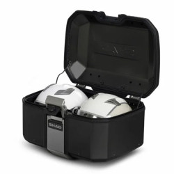 TOP-CASE ALUMINIUM SHAD 55 LITRES - Contenance 2 casques