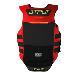VUE ARRIÈRE DU GILET ROUGE