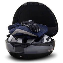 TOP-CASE SHAD 48 LITRES GRIS - 2 casques modulables