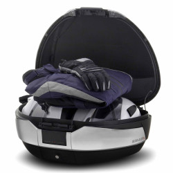 TOP-CASE SHAD 48 LITRES NEW TITANIUM - 2 casques modulables