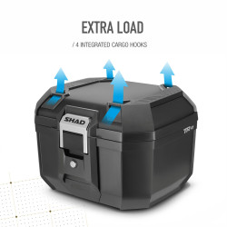 TOP-CASE SHAD 41 LITRES TERRA - ATTACHES POUR SANGLES