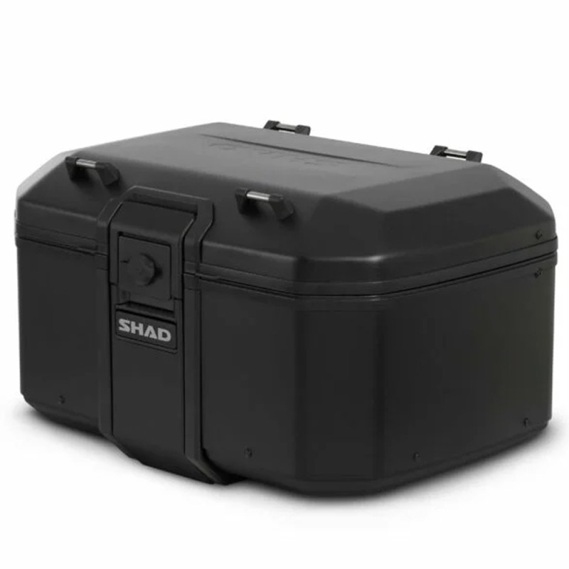 TOP-CASE ALUMINIUM SHAD 55 LITRES TERRA PURE BLACK - BAGAGERIE SHAD - Audemar