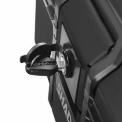 TOP-CASE ALUMINIUM SHAD 55 LITRES TERRA PURE BLACK - SERRURE RENFORCÉE