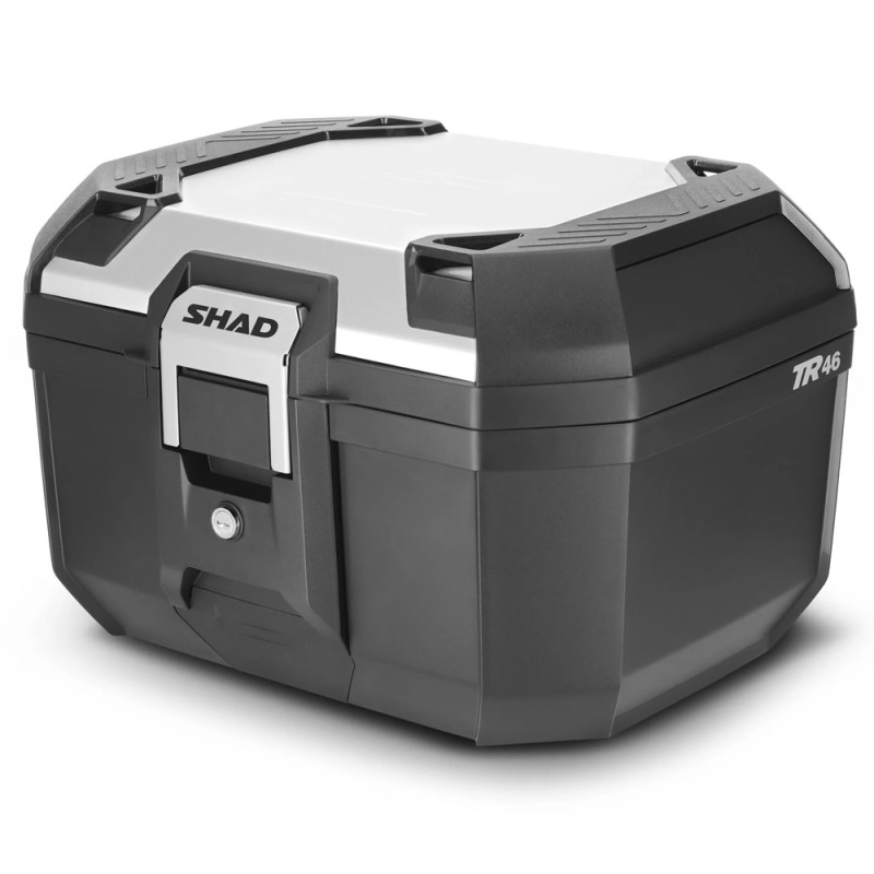 TOP-CASE SHAD 46 LITRES TERRA CAPOT ALUMINIUM - BAGAGERIE SHAD - Audemar