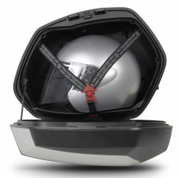 VALISES LATÉRALES SHAD 35 LITRES ALUMINIUM - SANGLES DE MAINTIEN
