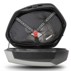 VALISES LATÉRALES SHAD 35 LITRES ALUMINIUM - SAC INTERIEUR OPTIONNEL