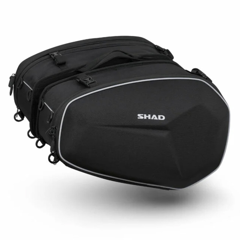 SACOCHES SEMI-RIGIDES EXTENSIBLES SHAD 29 LITRES - BAGAGERIE SHAD - Audemar