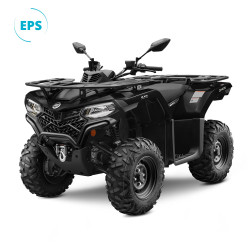 Quad CFMOTO CFORCE 450 couleur BladckLine avec châssis court équipé de l'EPS - face
