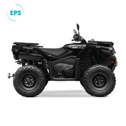 Quad CFMOTO CFORCE 450 couleur BladckLine avec châssis court équipé de l'EPS - côté