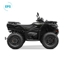 Quad CFMOTO CFORCE 520 châssis court de couleur BlackLine équipé de l'EPS - côté
