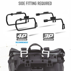SACOCHES ÉTANCHES SHAD TERRA 30 LITRES - COMPATIBLE FIXATIONS 3P ET 4P