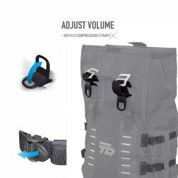 SACOCHES ÉTANCHES SHAD TERRA ADVENTURE 32 LITRES - VOLUME AJUSTABLE