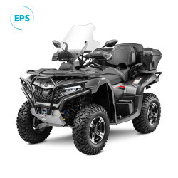 Quad CFMOTO CFORCE 625 Overaland couleur gris titane  - face