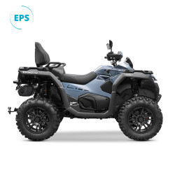 Quad CFMOTO CFORCE 850 couleur gris titane - côté