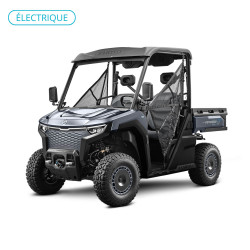 UTV UFORCE 600 EV électrique couleur gris métallique - face