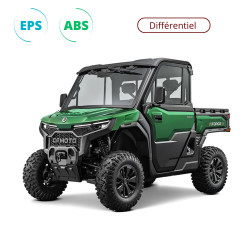 UTV UFORCE 1000 Pro ABS Winter Edition couleur vert forêt - face