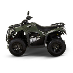 Quad Kymco Maxxer 300i homologué T3b couleur vert noir - côté