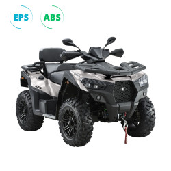 Quad Kymco MXU 700 Explorer équipé de l'EPS et de l'ABS homologué T3b couleur gris alpin