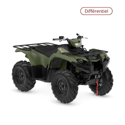 Quad Yamaha Kodiak 450 couleur vert olive - face