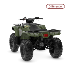 Quad Yamaha Kodiak 450 couleur vert olive - arrière