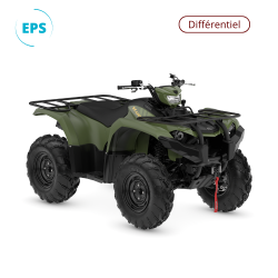Quad Yamaha Kodiak 450 EPS couleur vert olive - face