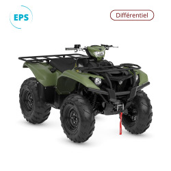 Quad Yamaha Kodiak 700 EPS couleur vert olive - avant droit