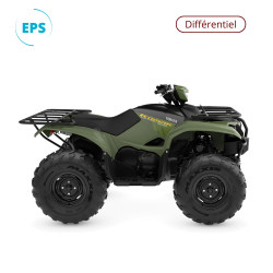 Quad Yamaha Kodiak 700 EPS couleur vert olive - côté