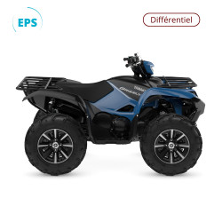 Quad Yamaha Grizzly 700 EPS SE couleur dusty blue - côté