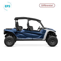 SSV Yamaha Wolverine® RMAX™4 1000 Le couleur backcountry blue silver metallic - côté