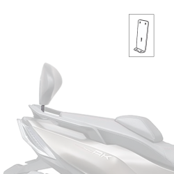 SUPPORT DE DOSSERET PASSAGER SHAD POUR KYMCO AK550 PREMIUM - SUPPORT SEUL