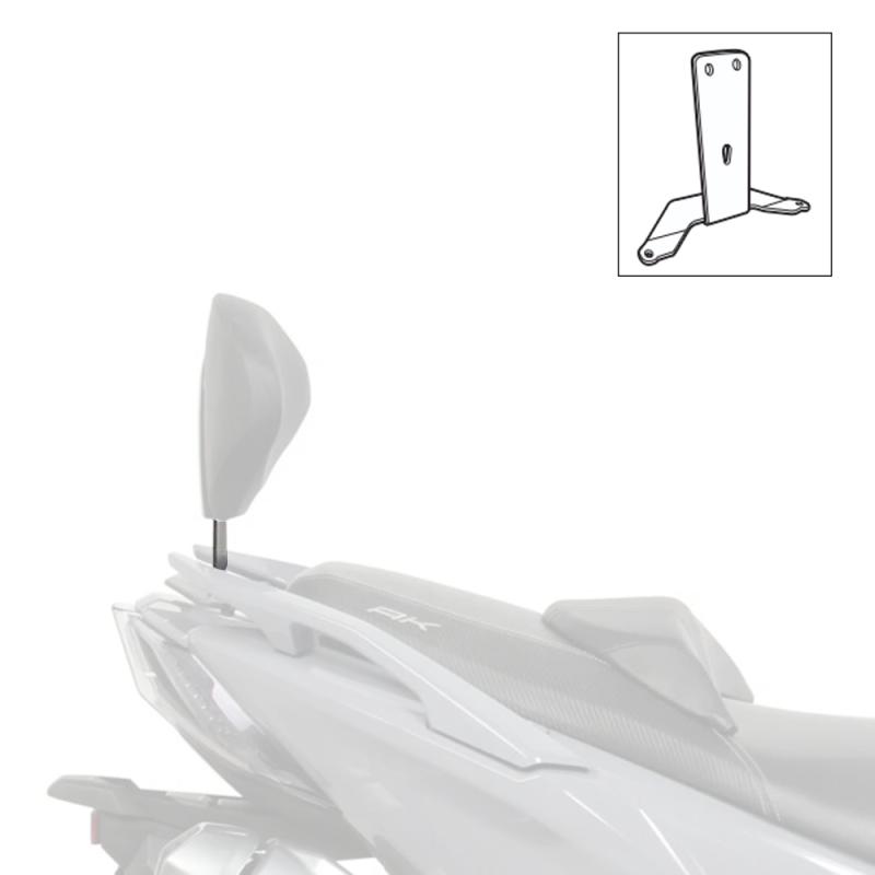 SUPPORT DE DOSSERET PASSAGER SHAD POUR KYMCO AK550 - BAGAGERIE SHAD - Audemar