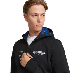 VESTE SOFTSHELL HOMOLOGUÉE YAMAHA MONSTER - Logos brodés poitrine