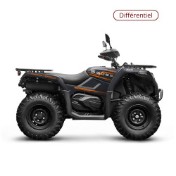 Quad GOES Terrox 400 couleur noir avec touches orange - côté droit