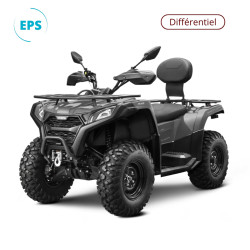 Quad GOES Terrox 500 Long EPS couleur noir et gris - avant gauche