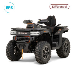 Quad GOES Terrox 1000 S couleur noir avec touches orange - avant gauche