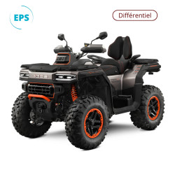 Quad GOES Terrox 1000 R ABS couleur gris mat avec touches orange - avant gauche