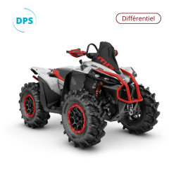 Quad Can-Am Renegade X MR 1000R 2026 couleur hyper silver legion red