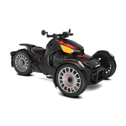 3-Roues Can-Am Ryker Rally 2026 couleur jaune, noir et rouge