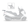 SUPPORT DE TOP-CASE SHAD POUR KYMCO DOWNTOWN 125/350 reference:K0DW15ST